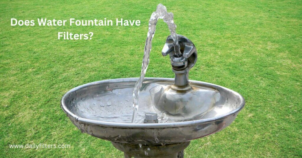 Does Water Fountain Have Filters?