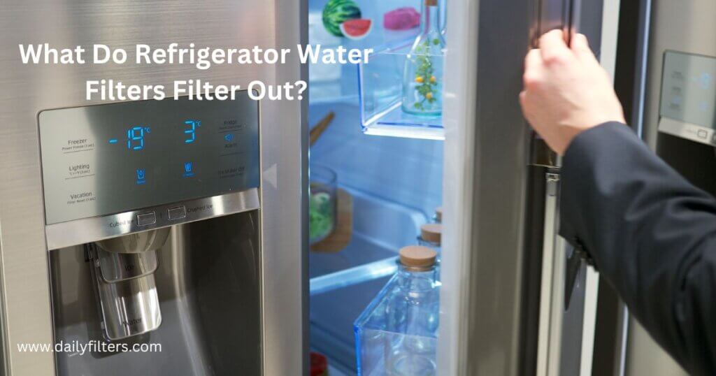 What Do Refrigerator Water Filters Filter Out?