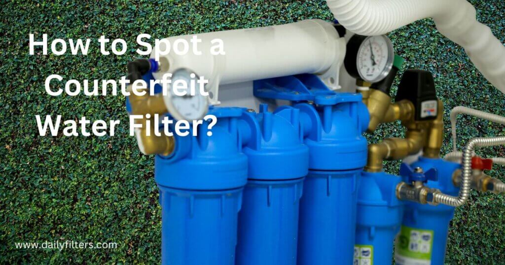 How to Spot a Counterfeit Water Filter